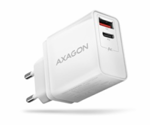 AXAGON ACU-PQ22W, PD & QC nabíječka do sítě 22W, 2x port ...