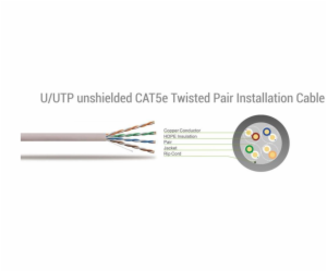 Sbox UTP-1Y CAT5E 1 M yellow