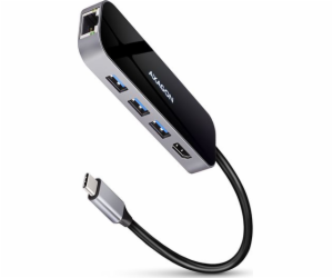 AXAGON HMC-6GL, USB 3.2 Gen 1 hub, porty 3x USB-A, HDMI 4...