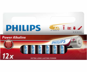 Philips baterie AA Power Alkaline - 12ks 