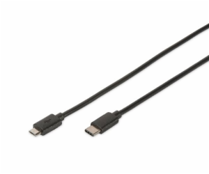 Digitus Připojovací kabel USB typu C, typ C na micro B M ...