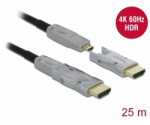 Delock Aktivní optický kabel HDMI 4K 60 Hz 25 m