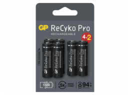 Nabíjecí baterie GP ReCyko Pro Professional AA (HR6), 6 ks