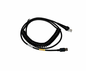 USB kabel, 12V locking, 3m, kroucený, 5V host powe