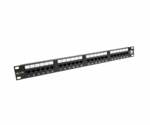 Solarix Patch panel 24 x RJ45 CAT6 UTP 350 MHz černý 1U S...