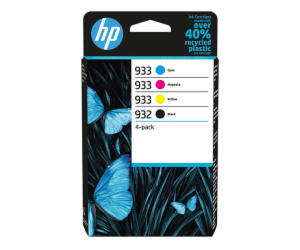 HP 932 Black / 933 CMY Original Ink Cartridge 4-Pack (400...