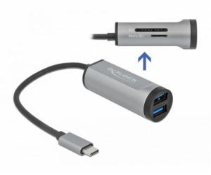 Delock Hub USB 3.2 Gen 1 se 2 porty a s připojením USB Ty...