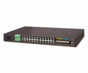 Planet IGS-6325-20T4C4X průmyslový L3 switch, 20x1Gb, 4x1...