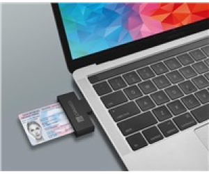 CONNECT IT USB čtečka eObčanek a čipových karet, ČERNÁ