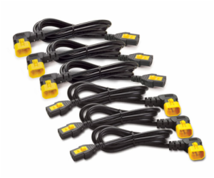 Power Cord Kit (6 ea),Locking,C13toC14 (90Dg),1.2m