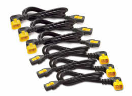 Power Cord Kit (6 ea),Locking,C13toC14 (90Dg),1.2m