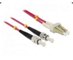 OPTIX LC-ST Optický patch cord 50/125 5m OM4 Duplex