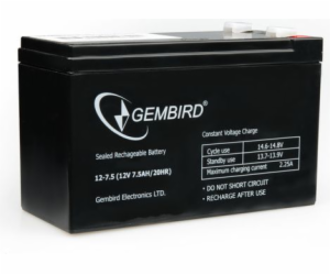 Baterie Gembird 12V/7Ah (BAT-12V7,5AH)