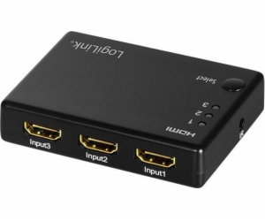 Přepínač logilink logiLink Switch HDMI 3x1-Port, 1080p/60...