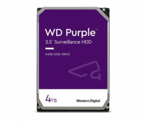 WD HDD Purple 3.5" 4TB - 5400rpm/SATA-III/256MB