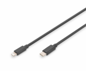 Digitus AK-600434-006-S Pružinový USB - C na Lightnig MFI...