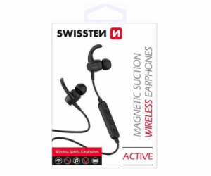 Swissten Sluchátka Bluetooth Active Černé