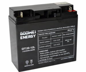 GOOWEI ENERGY Pb záložní akumulátor VRLA GEL 12V/20Ah (OT...