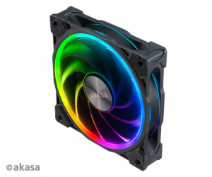 AKASA ventilátor SOHO AR14, 14cm ARGB PWM fan with advanc...