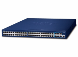 Planet SGS-6310-48T6X L3 switch, 48x1Gb, 6x10Gb SFP+, HW/IP stack, VSF/Cluster