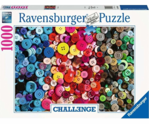 Puzzle Ravensburger 1000 ks. Výzva barevná tlačítka