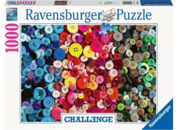 Puzzle Ravensburger 1000 ks. Výzva barevná tlačítka