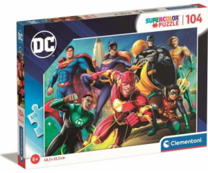 Puzzle 104 dílků Super Color DC Comics