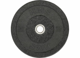 HMS Talerz Olimpijski Bumper Czarny 20 Kg