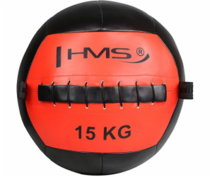 Cvičební míč HMS Wall Ball 15kg červený (17-41-030)