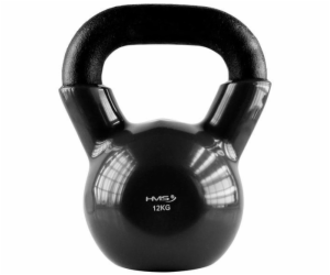 Kettlebell vinyl 12 kg black HMS KNV12