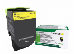 Lexmark CS/CX41/51x Yellow Toner Cartridge High Return - 3 500 stran