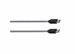 Solight USB-C 3.1 kabel, USB-C konektor - USB-C konektor, silikon, 1m - SSC1701-S