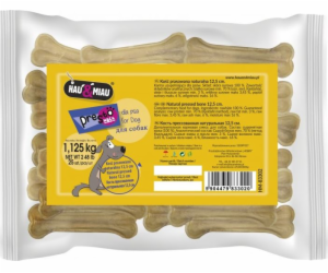 Hau Miau PRESSED BONE NATURAL, 12,5cm, 25ks / bal., 1,125...