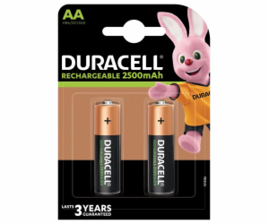 Duracell Rechargeable baterie 2500mAh, 2 ks (AA)