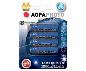 AgfaPhoto Power alkalická baterie 1.5V, LR06/AA, 4ks 