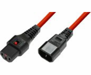 ASM IEC-PC1387 Power Cable Male C14 plug H05VV-F 3 X 1.00...