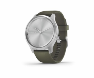 Garmin vivomove3 Style, Silver/Green Band