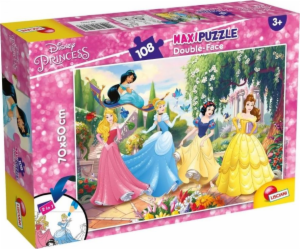 Listy Oboustranné maxi puzzle 108 Disney princezen