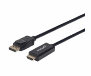 MANHATTAN Kabel DisplayPort na HDMI 1080p, 1.8m, černý