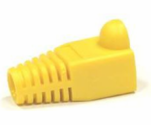 NETRACK 105-85 boot for RJ45 8p plug yellow 100 pcs.