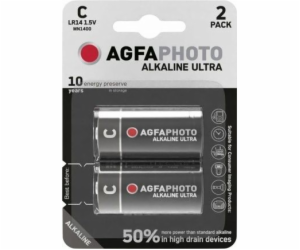 Agfa Baterie Ultra C / R14 2 ks.