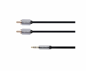 Kabel KRUGER & MATZ JACK 3.5 stereo/2xCINCH 3m KM0311