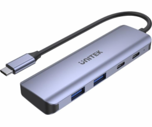 UNITEK HUB USB-C H1107Q; USB-A x2 USB-C x2