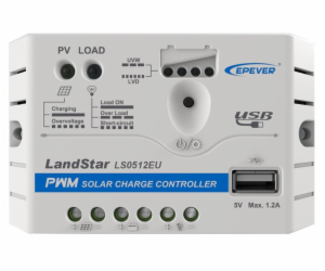 EPEVER LS0512EU solární PWM regulátor 12V, 5A, vstup 30V