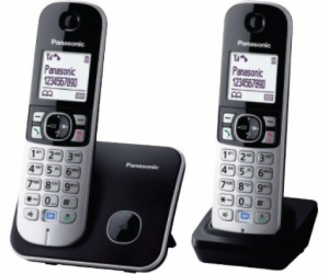 Stolní telefon Panasonic KX-TG6812PDB černo-stříbrný