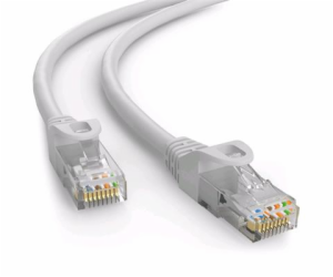 C-TECH kabel patchcord Cat6e, UTP, šedý, 2m