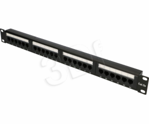 Patchpanel CAT5E UTP V2 24 portů