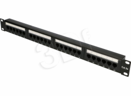 Patchpanel CAT5E UTP V2 24 portů