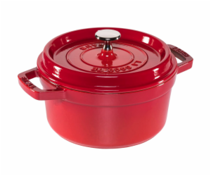 Staub litinový hrnec La Cocotte kulatý 20cm červený s pok...