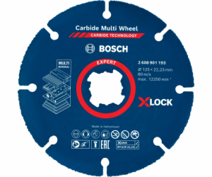 Bosch EXPERT X-LOCK Carbide MultiWheel řezací kotouč, O 1...